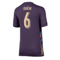 Camiseta Inglaterra Marc Guehi #6 Visitante Equipación para mujer Eurocopa 2024 manga corta